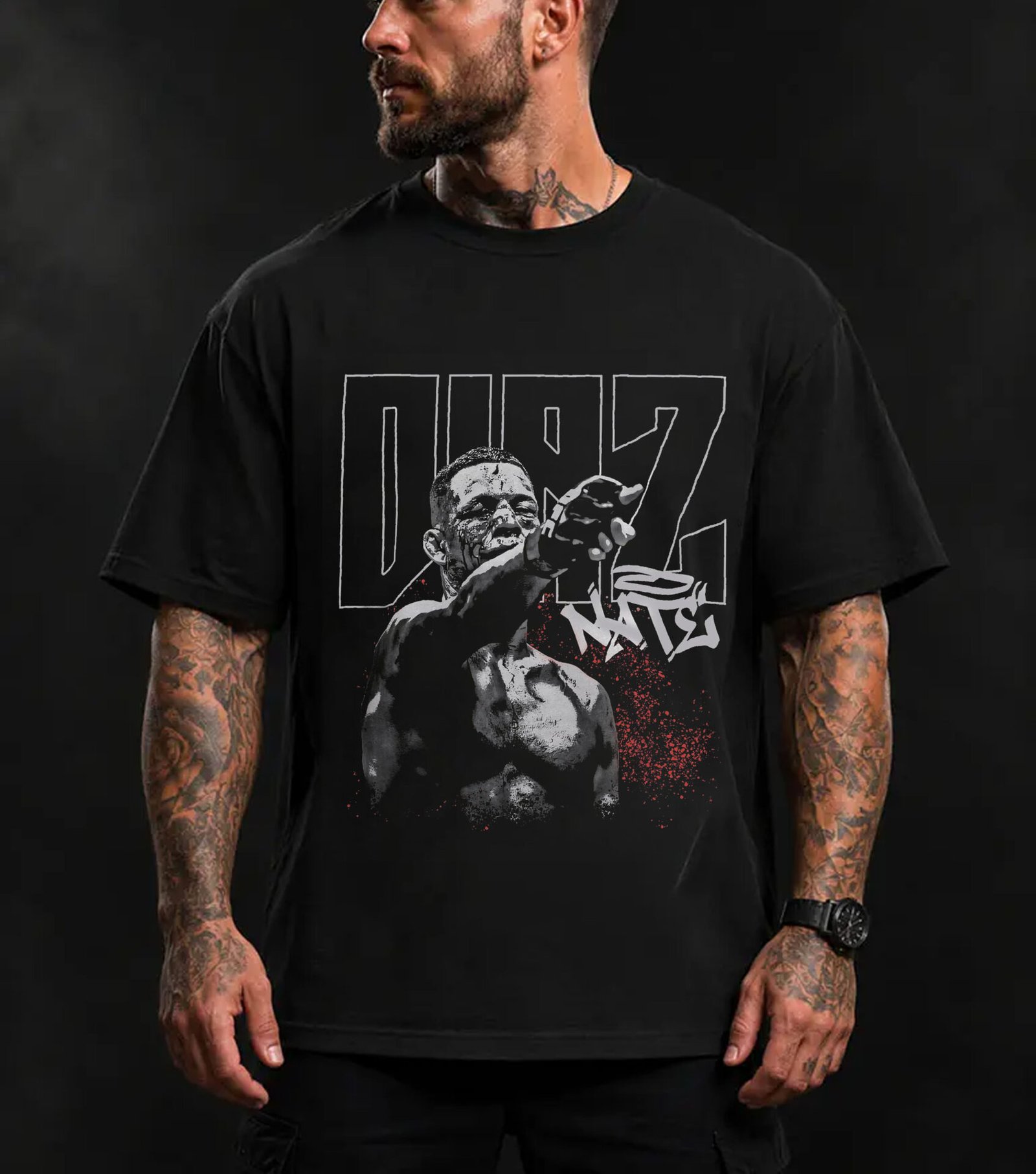 CM Punk UFC shirt model wear