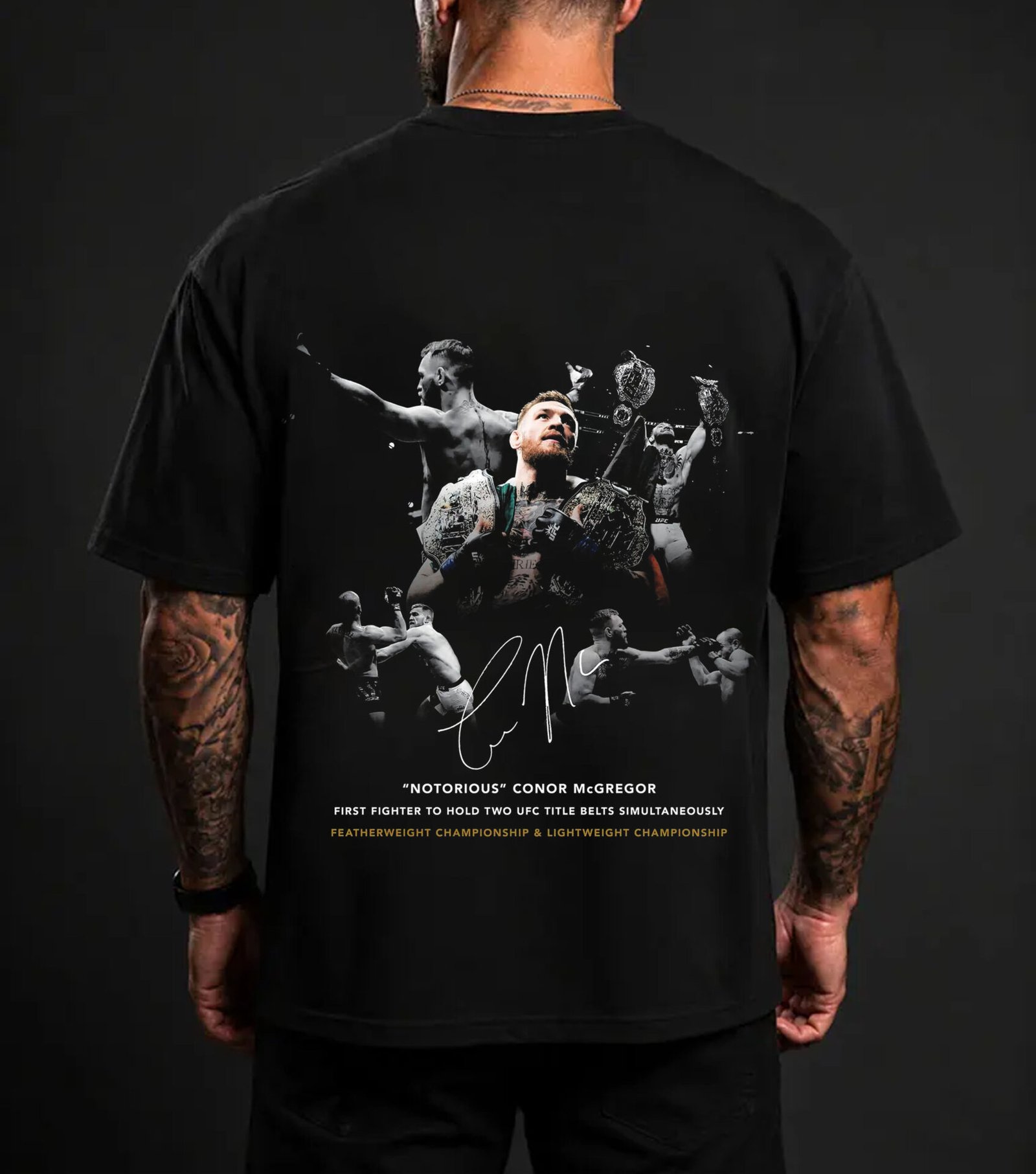 UFC graphic T-shirt model wear