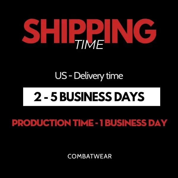 Shipping time for Combatwears