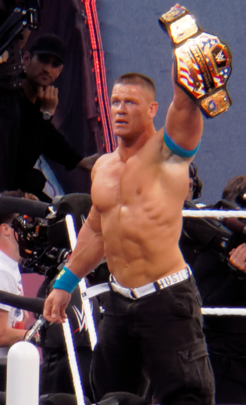 John Cena winning the United States Championship at WrestleMania 31 in 2015