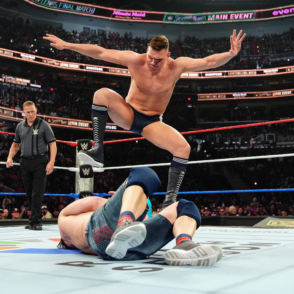 John Cena faces Gunther during Cena's final WWE match