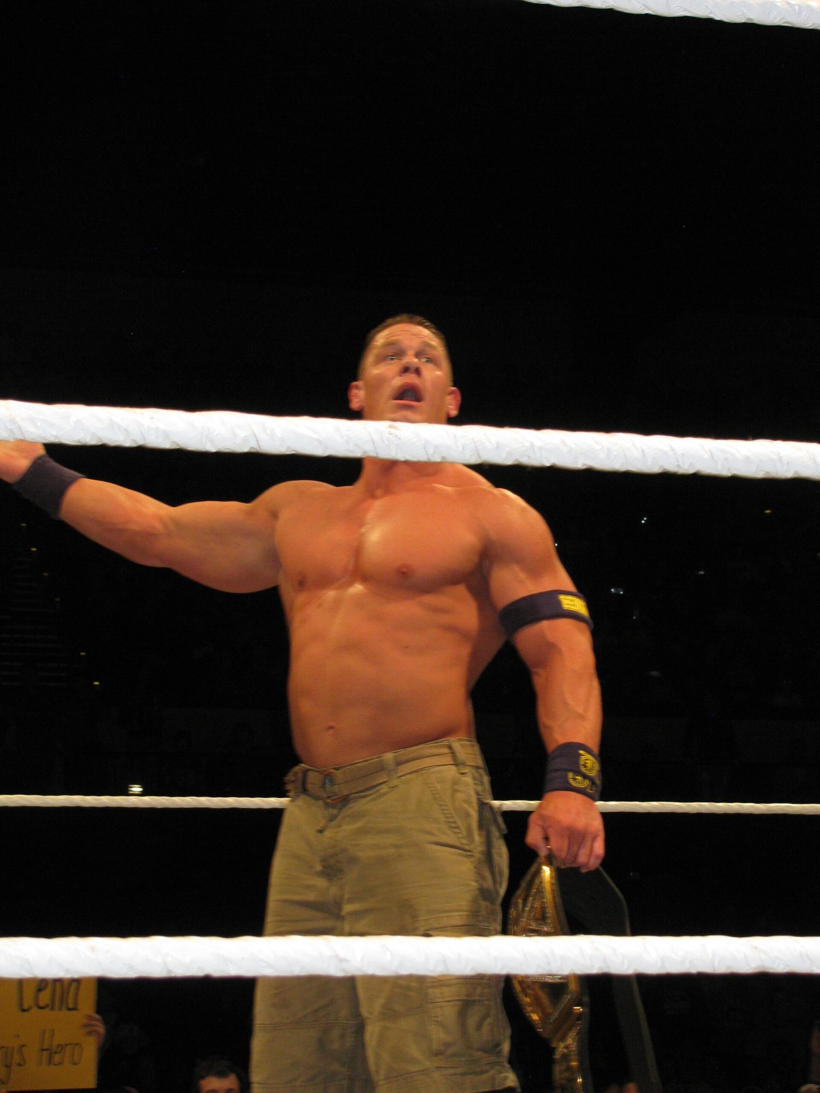 John Cena during his championship-era career in 2013