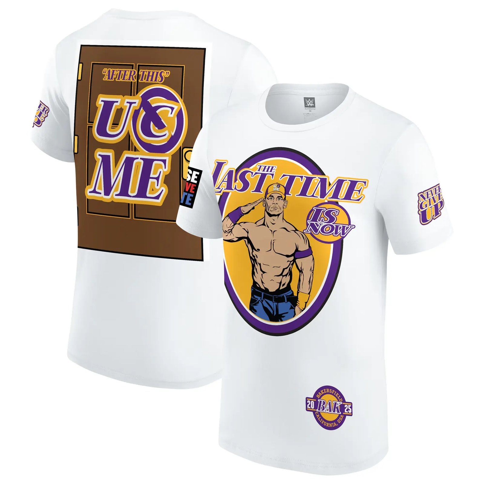 John Cena Bakersfield Shirt front and back design