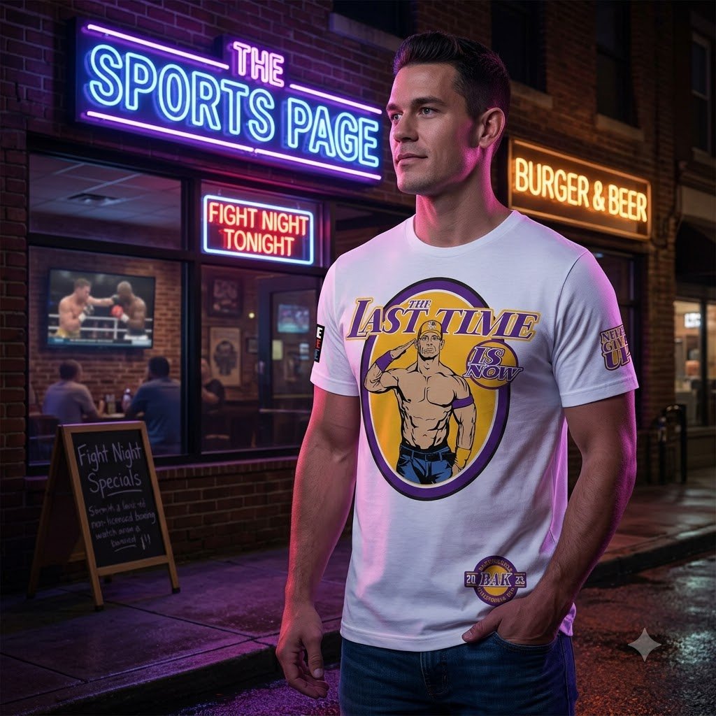 John Cena Bakersfield Shirt styled for a night out