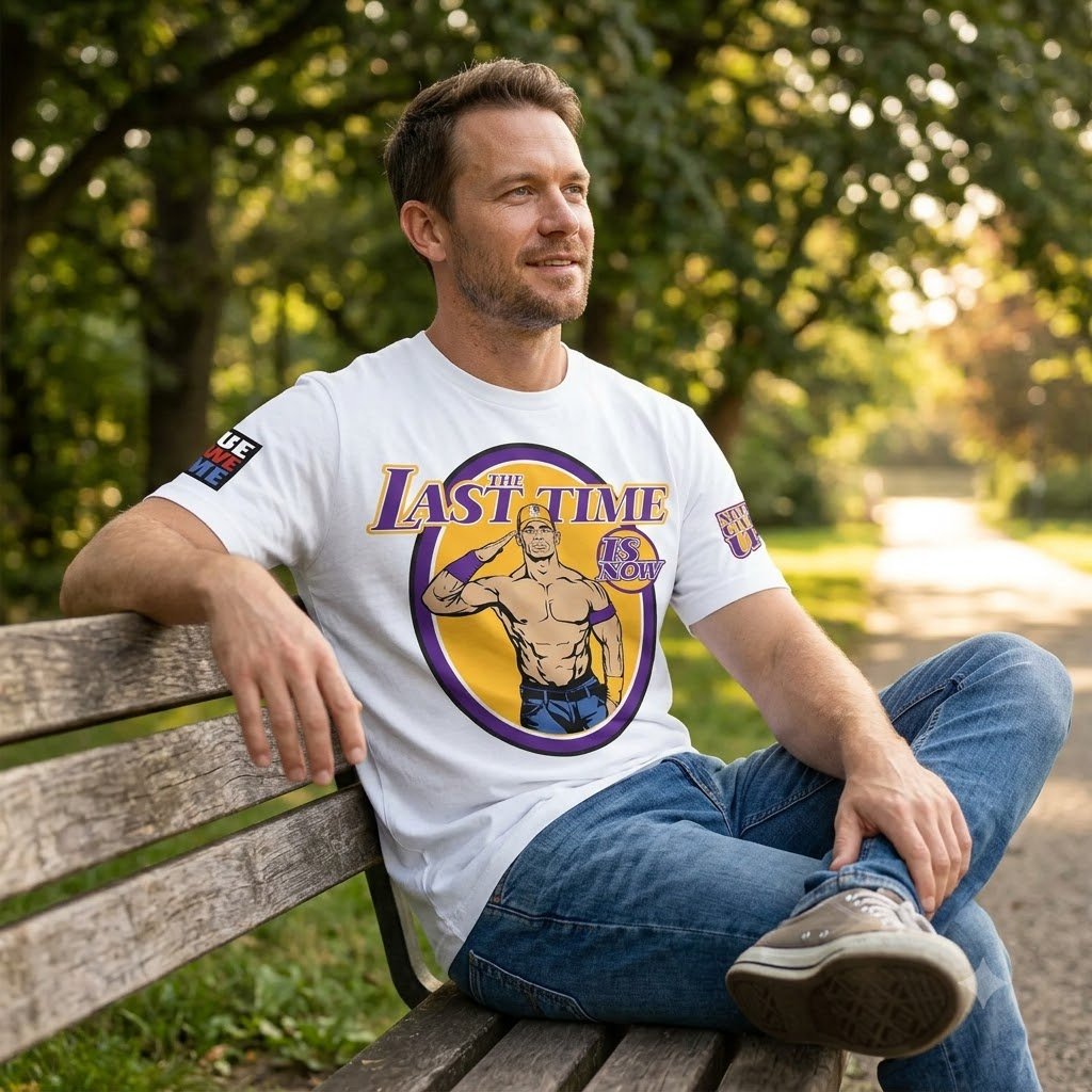 John Cena Bakersfield Shirt styled in a casual outdoor setting