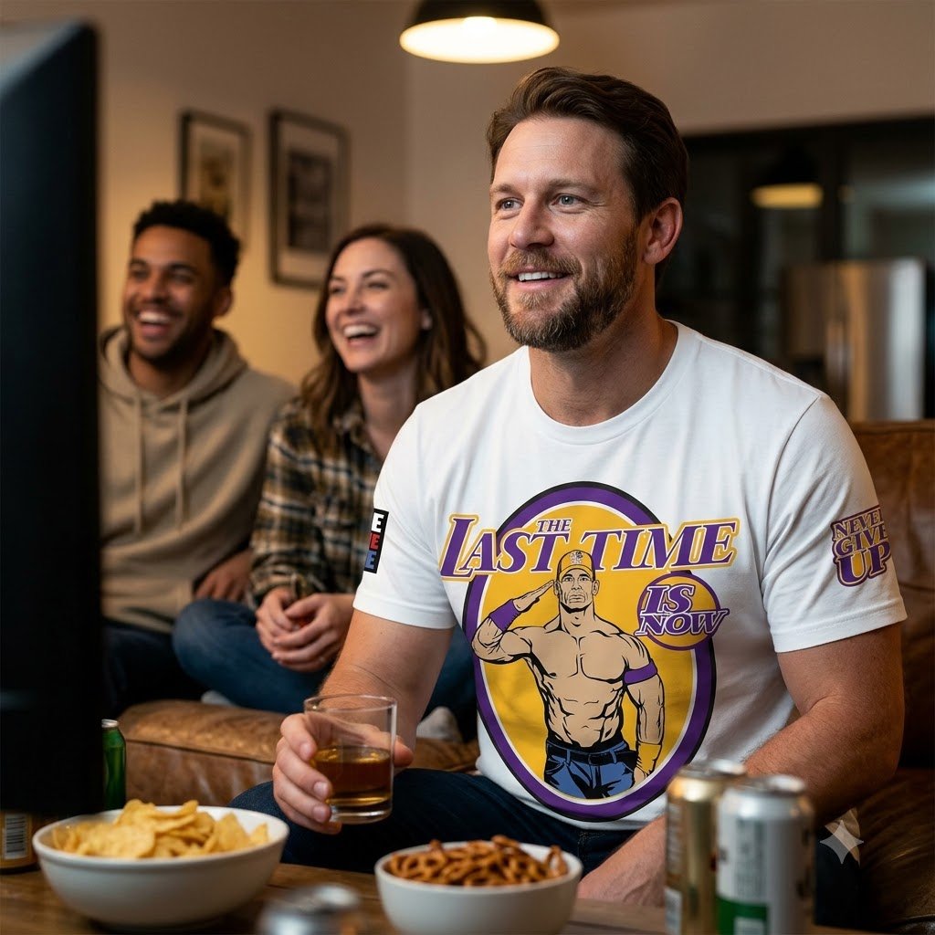 John Cena Bakersfield Shirt styled for a social gathering