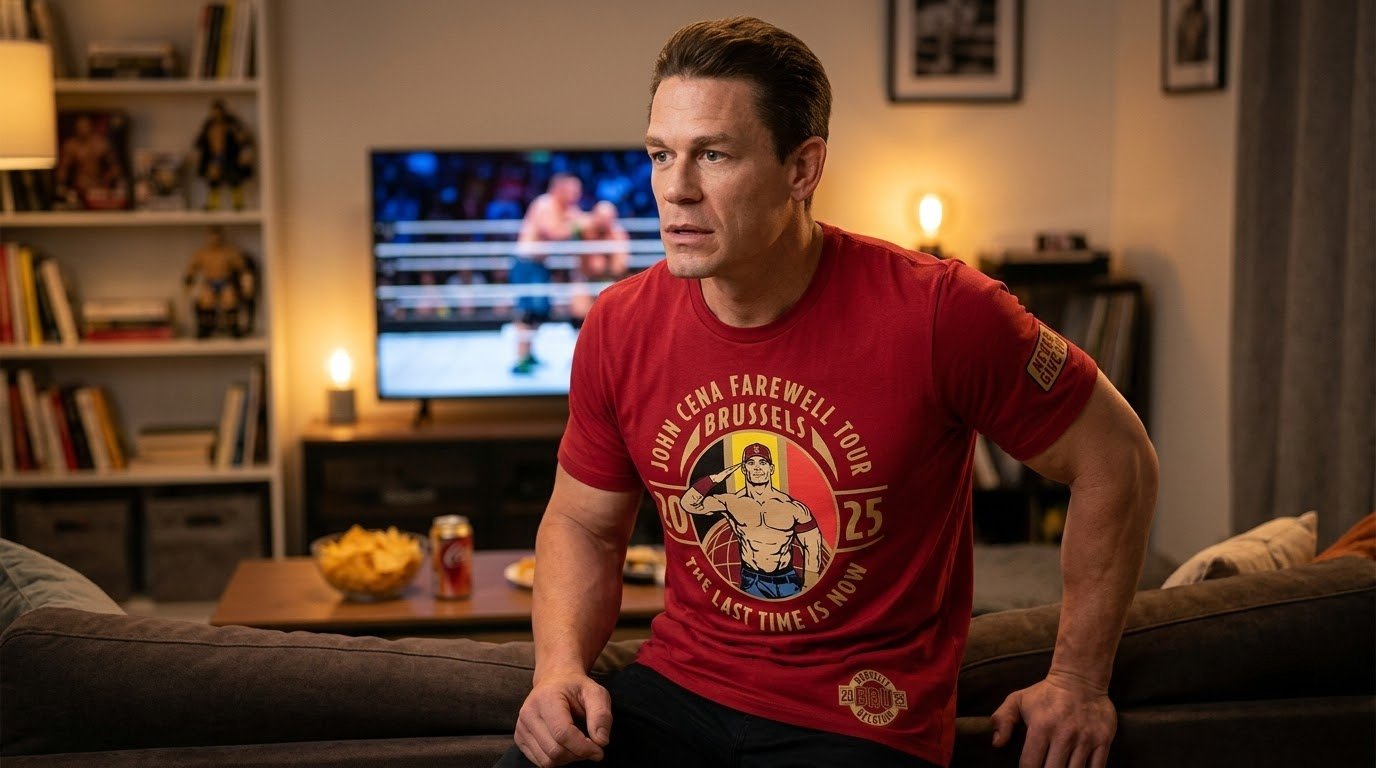 John Cena Brussels Shirt Brussels 2025 farewell tour graphic