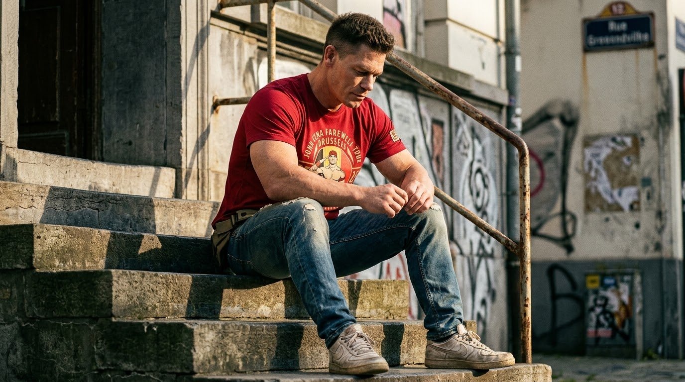 John Cena Brussels Shirt large back graphic