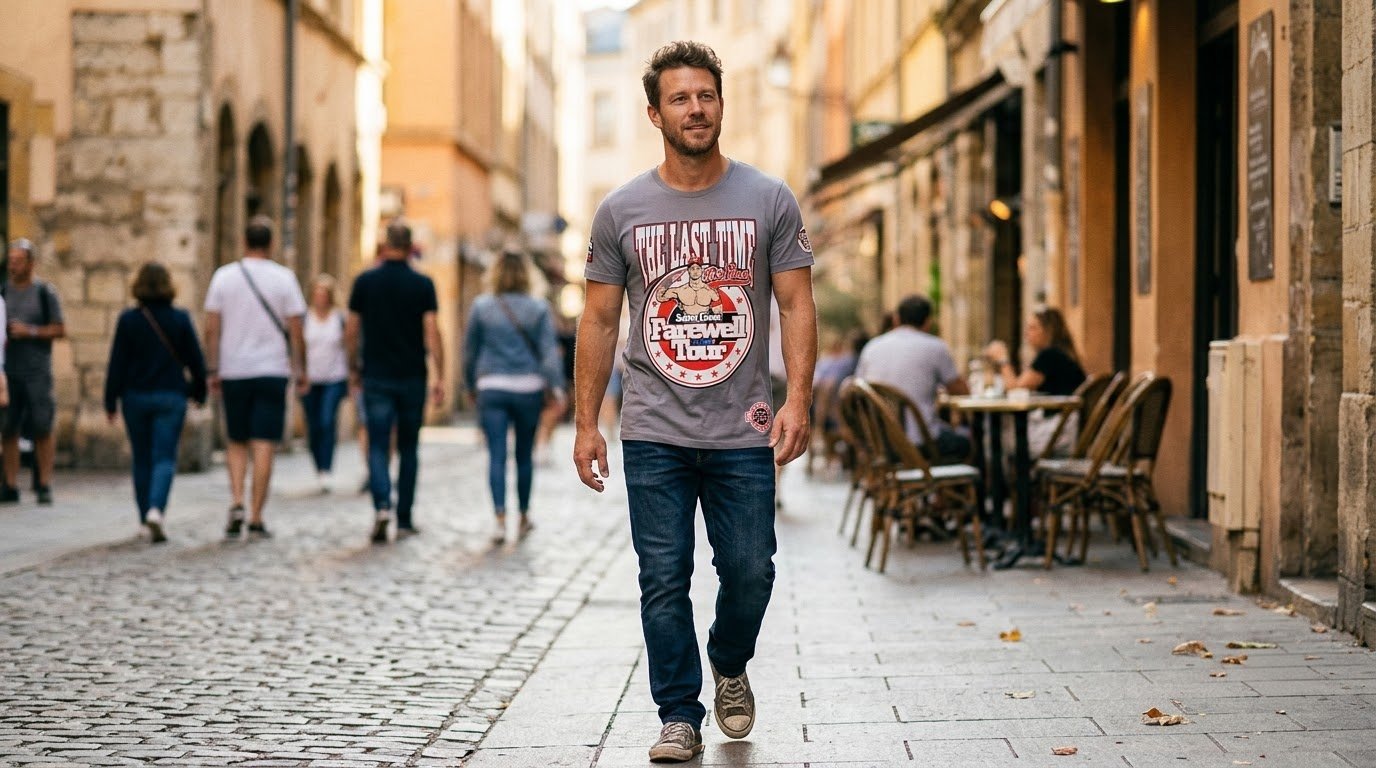 John Cena Dayton Shirt black Dayton shirt streetwear styling