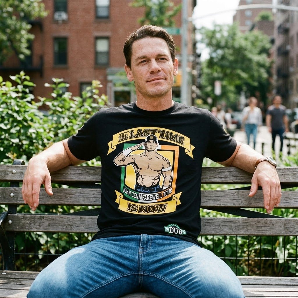 John Cena Dublin Shirt front farewell tour graphic
