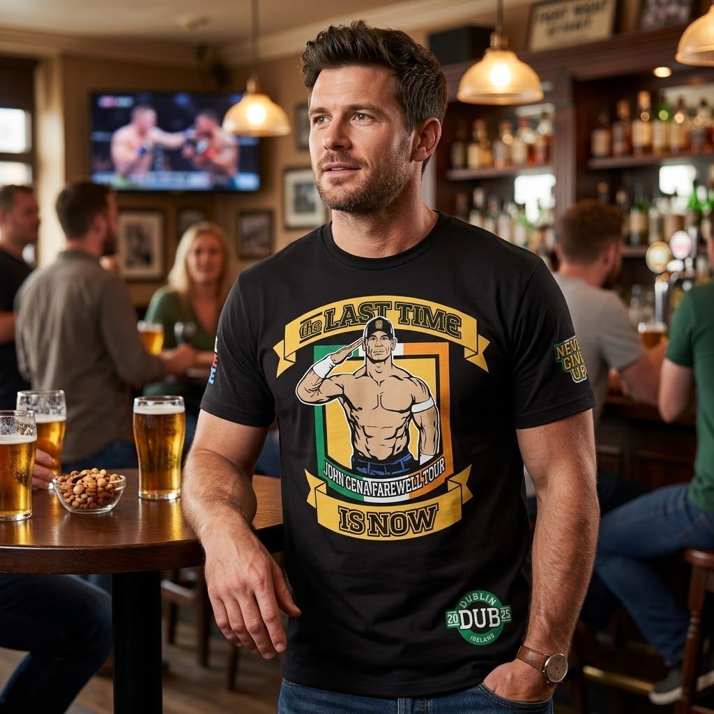 John Cena Dublin Shirt everyday black T-shirt fit