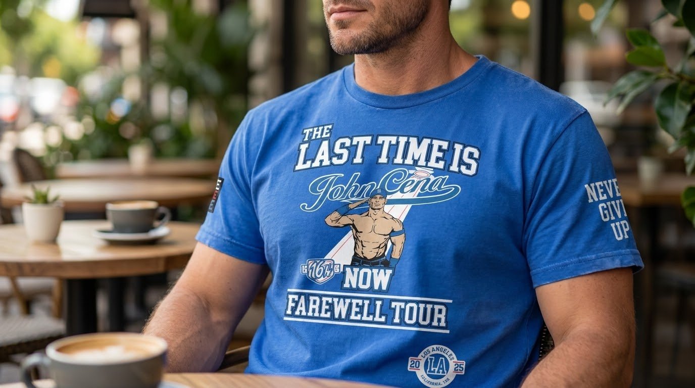 John Cena Los Angeles Shirt Money in the Bank farewell look