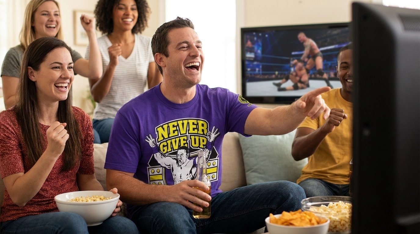 John Cena Never Give Up T Shirt purple party style