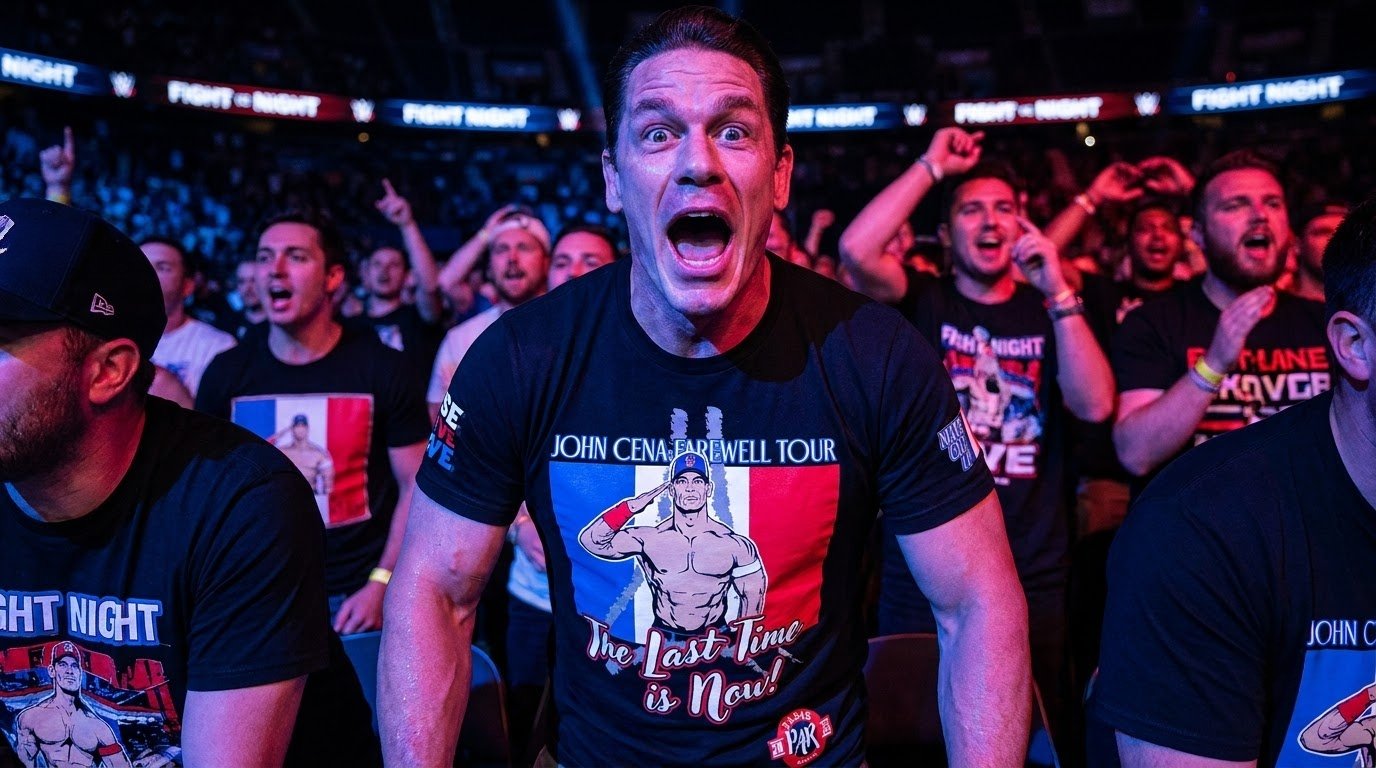 John Cena Paris Shirt final Europe match product view