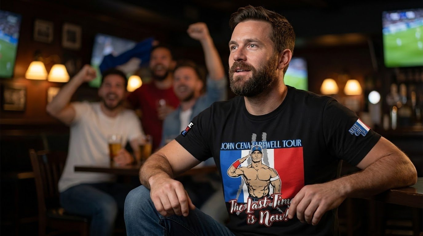 John Cena Paris Shirt You Can’t See Me-inspired back graphic