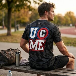 John Cena Shirt Never Give Up U C Me back graphic