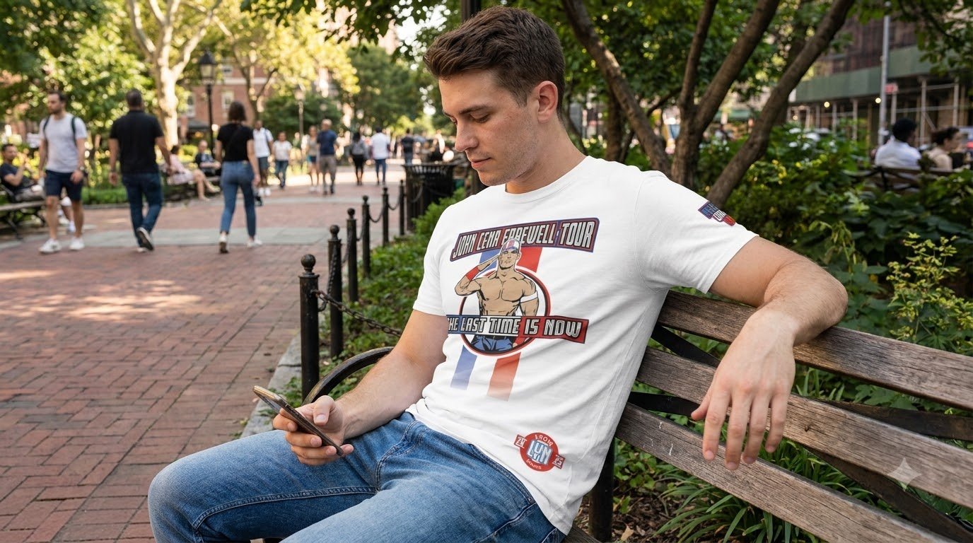 John Cena The Last Time Is Now Shirt white Lyon 2025 front design