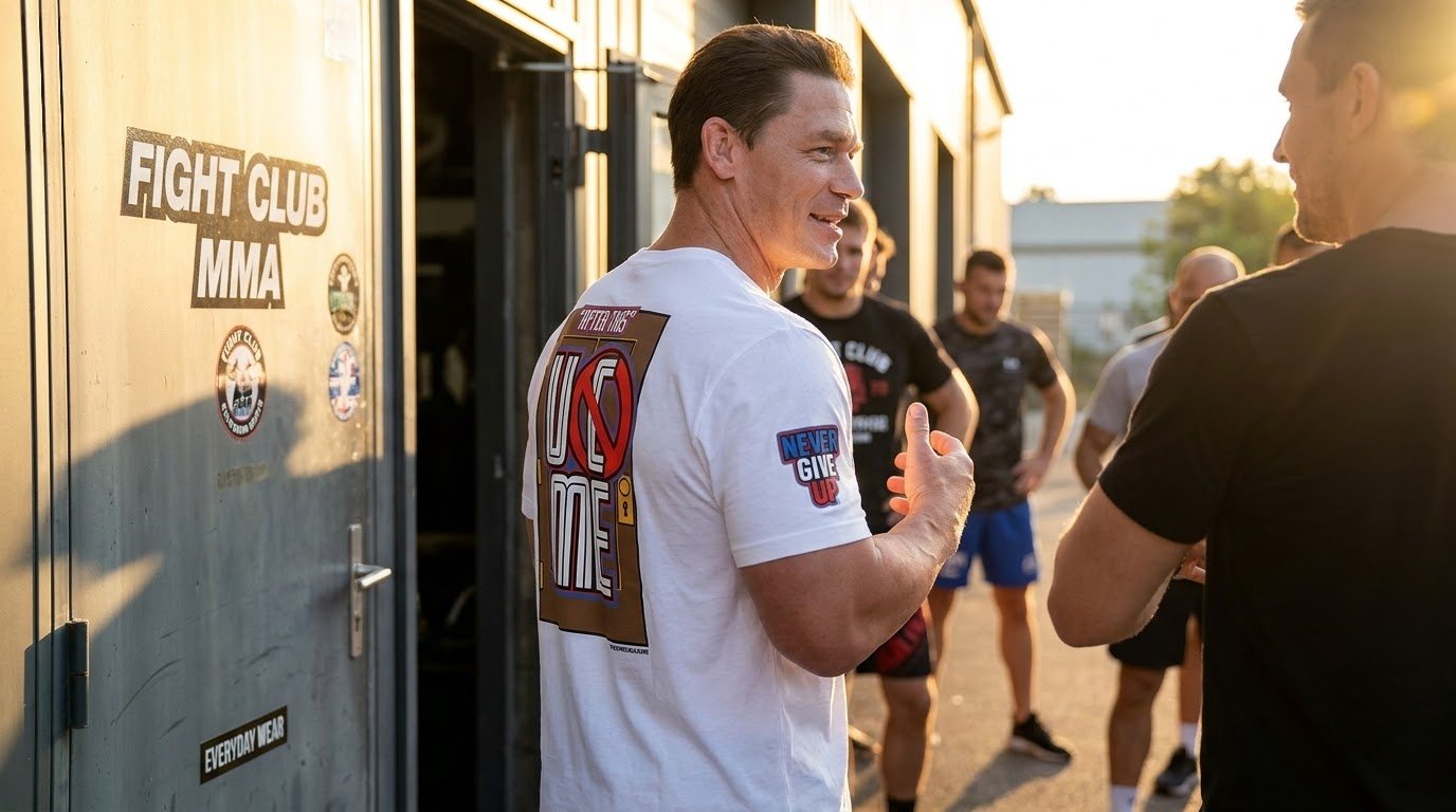 John Cena The Last Time Is Now Shirt white T-shirt lifestyle view
