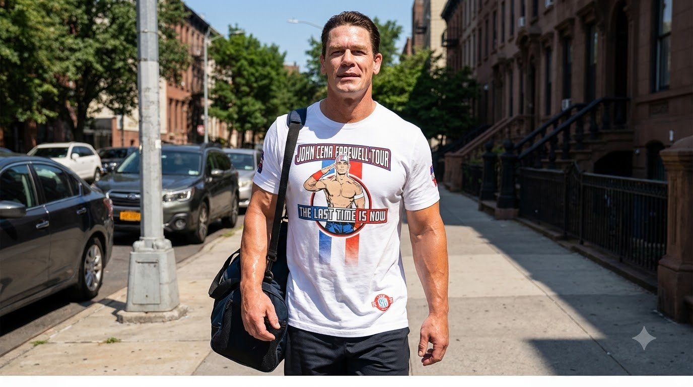 John Cena The Last Time Is Now Shirt front farewell tour artwork