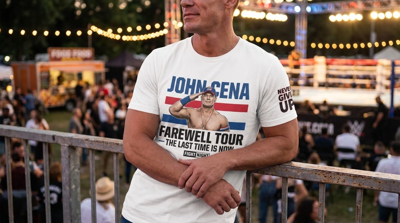 John Cena The Last Time Is Now Shirt white Lyon farewell product view
