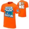 John Cena never give up t shirt