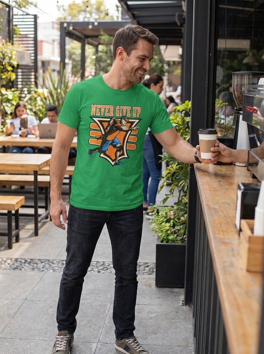 John Cena Never Give Up T Shirts alternate everyday graphic