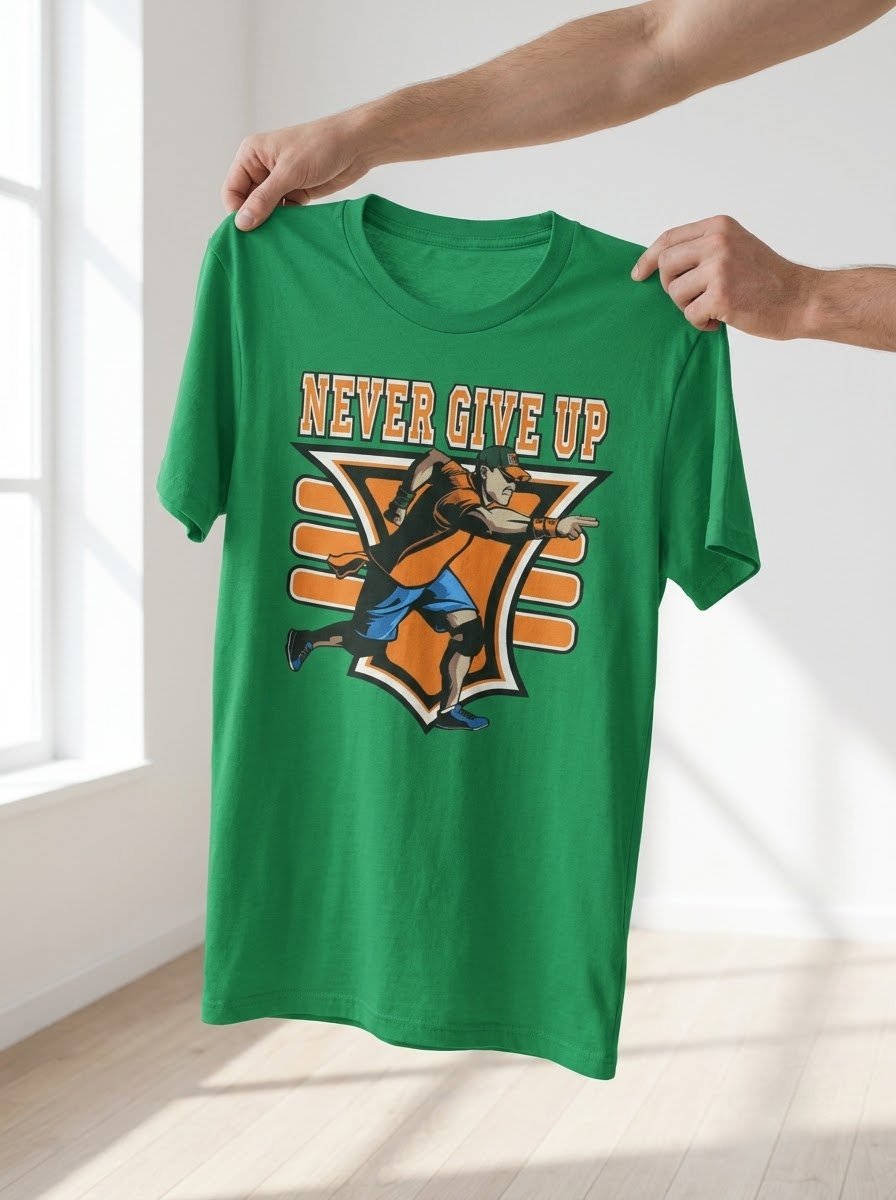 John Cena Never Give Up T Shirts gift idea graphic