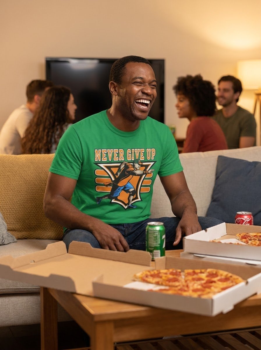 John Cena Never Give Up T Shirts alternate watch party detail
