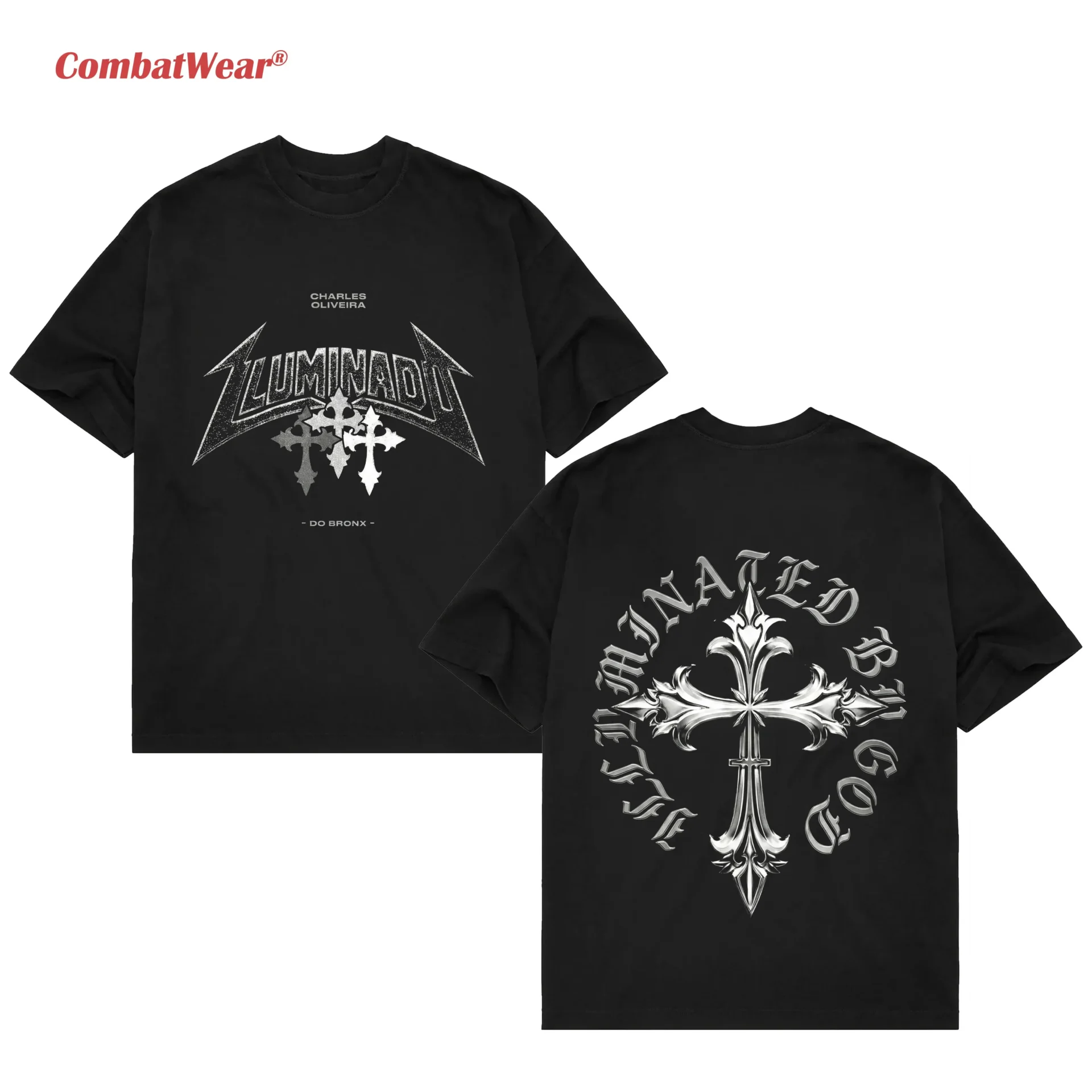 Charles Oliveira Illuminado By God 2.0 Tee main product image