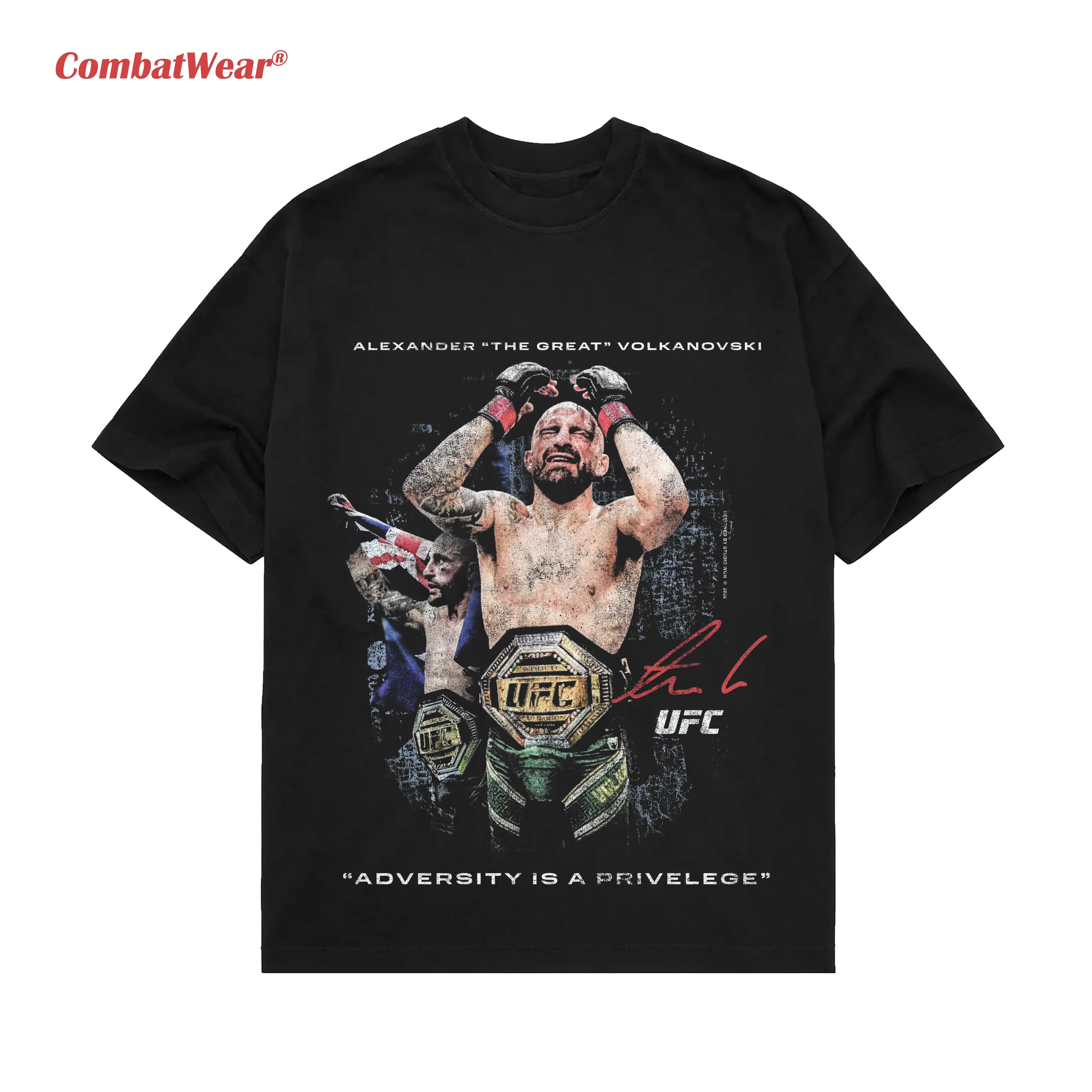 Alexander 'the Great' Volkanovski T-Shirt Heavy Cotton UFC 325 For Fighters & Fans MMA True Champion Premium Apparel main product image
