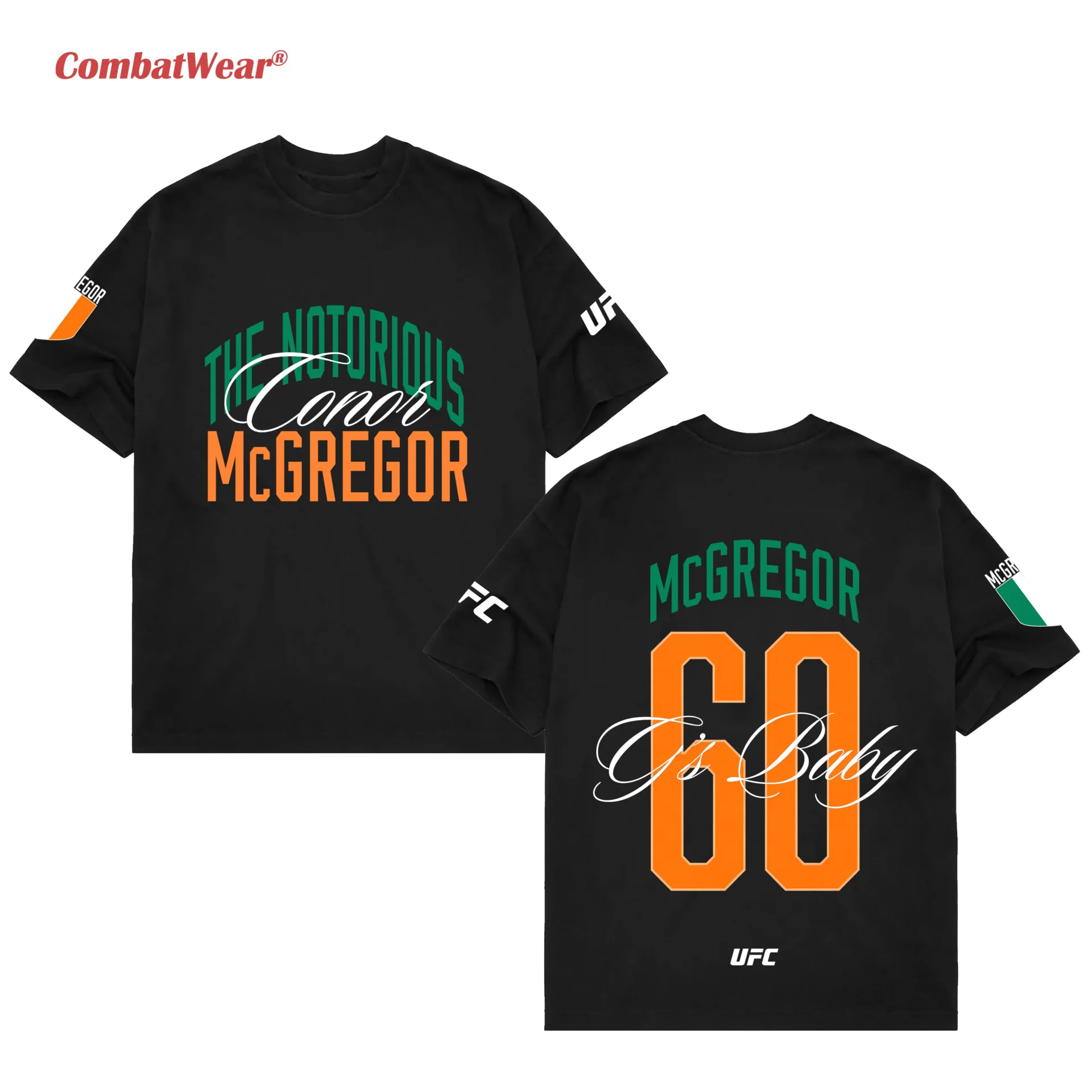 Men’s UFC 329 Black Conor McGregor Script T-Shirt