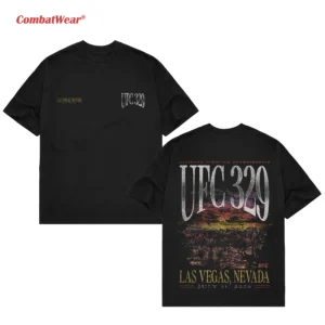 Men's Black UFC 329: McGregor Vs. Holloway 2 Landscape T-Shirt main product image