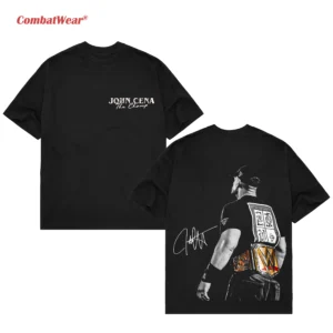 John Cena Shirt 2025 with small front The Champ mark and large championship back graphic
