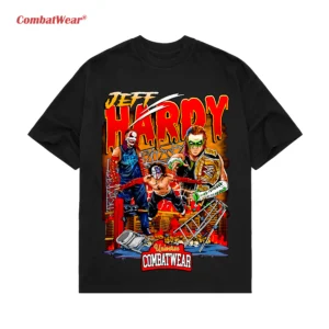 Jeff Hardy WWE Skyline Cartoon Art Tee main product image