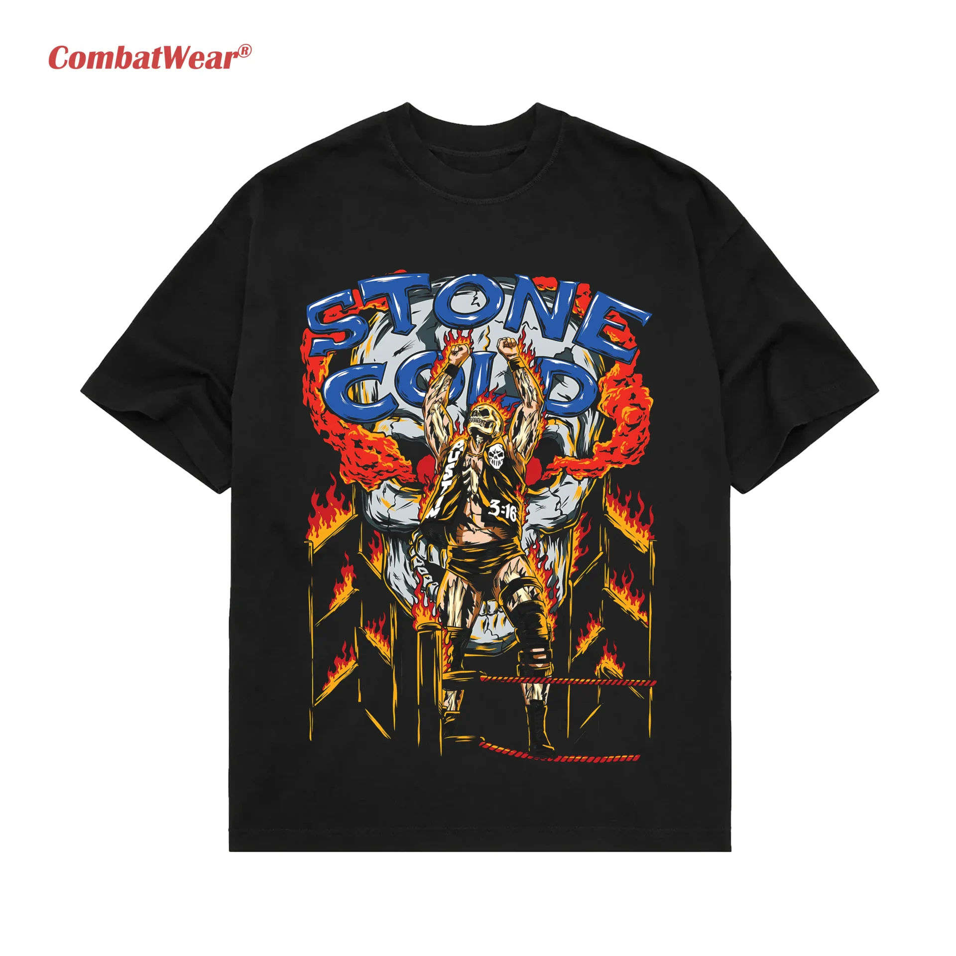 Stone Cold-Skeleton Tee Stone Cold Steve Austin WWE shirt