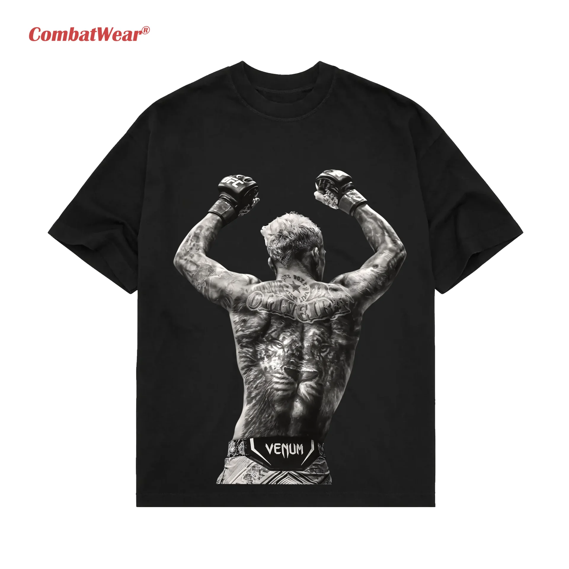 Charles Oliveira Do Bronx V2 fighter collage graphic T-shirt