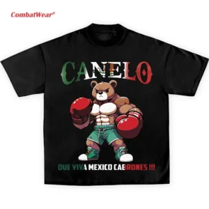 Nice Canelo Bear Que Viva Mexico Cabrones Tee main product image