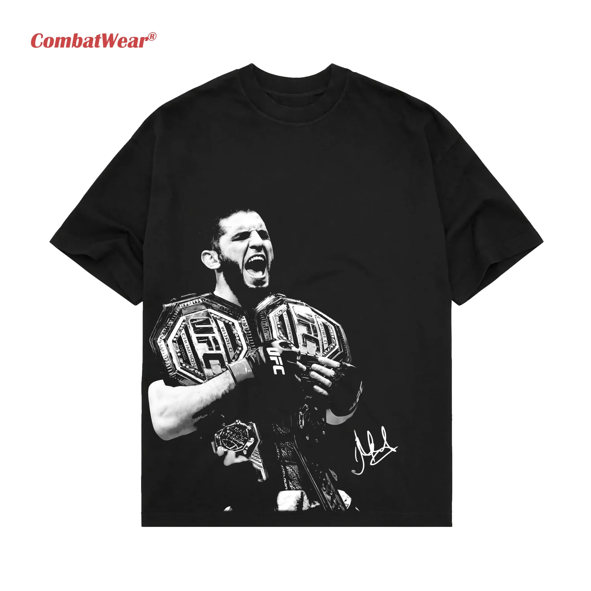 Islam Makhachev Double Champ UFC 322 graphic fighter tee