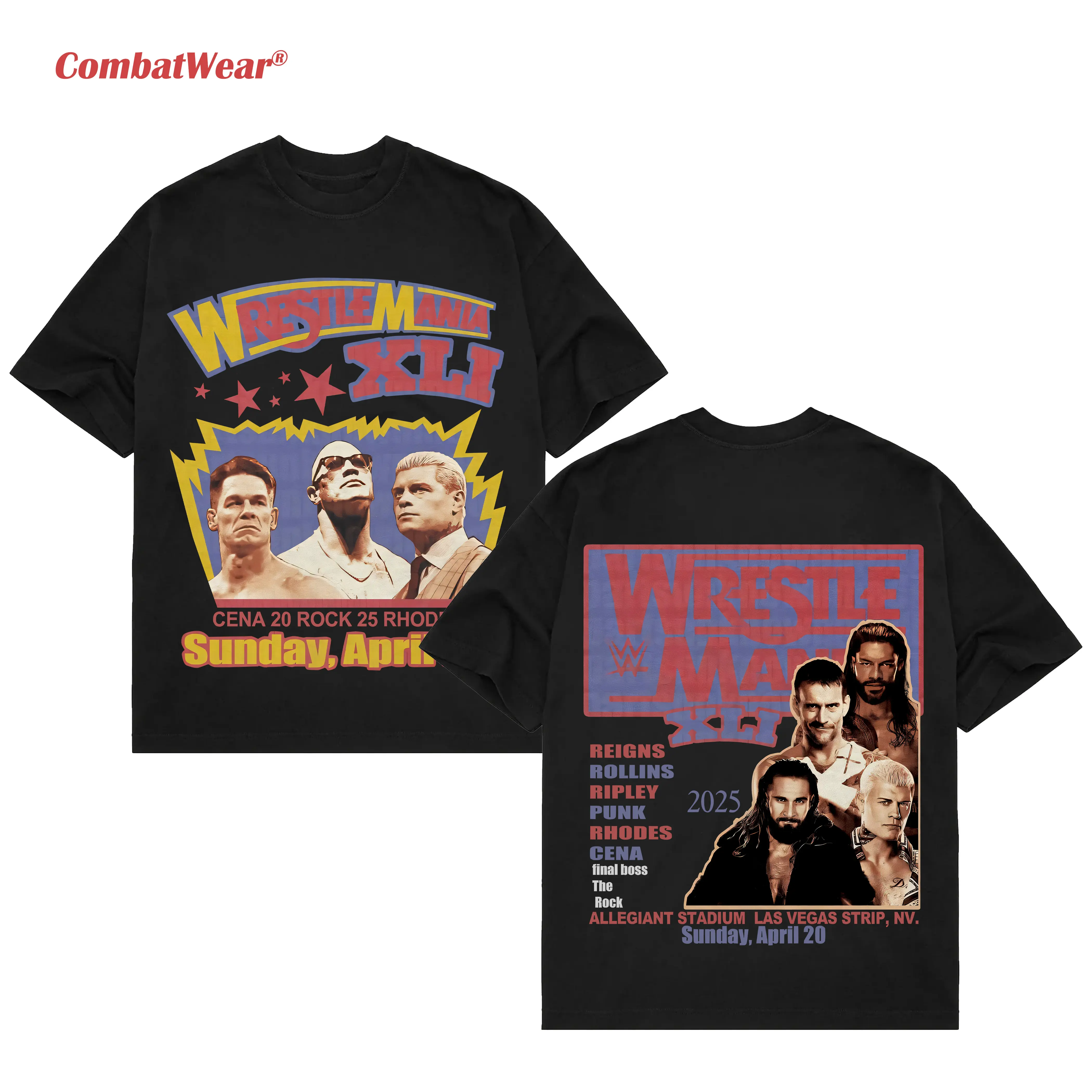 Wrestlemania 25 Tee main product image