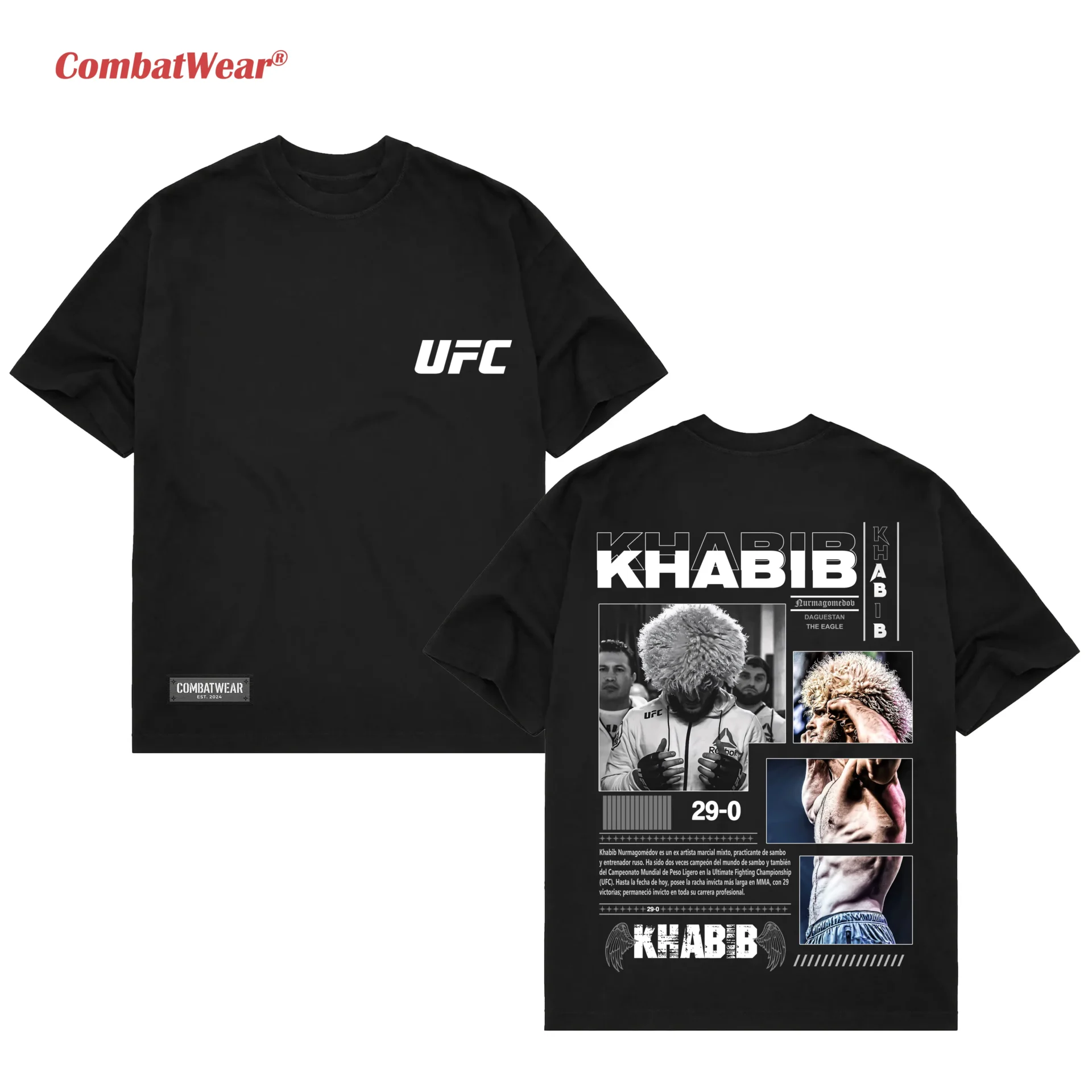 Khabib Nurmagomedov Dagestan The Eagle UFC graphic tee