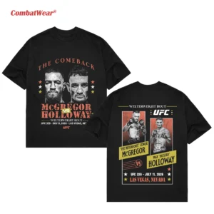 Men's Conor McGregor Vs. Max Holloway UFC 329 Matchup T-Shirt gallery image 2