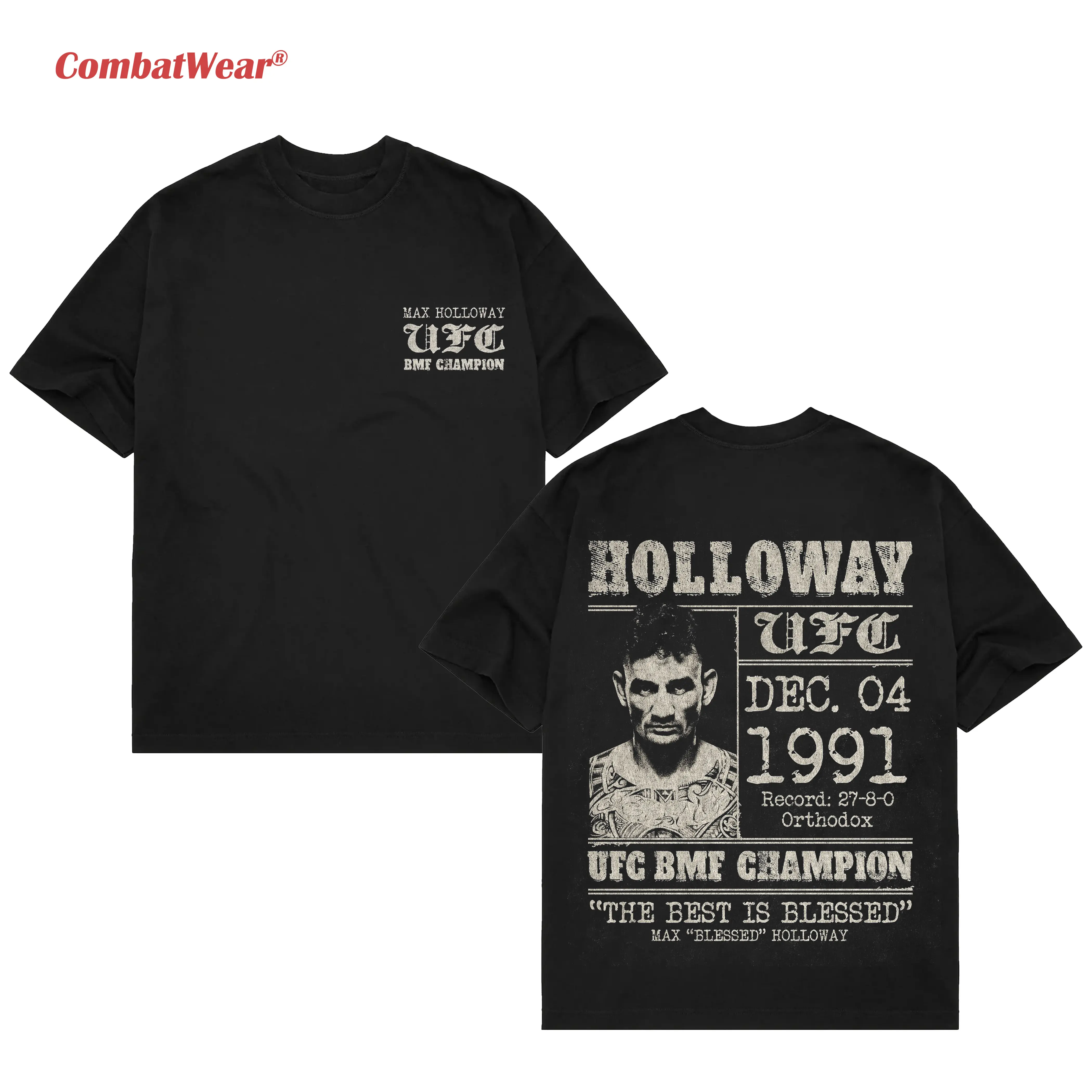 Max Holloway Wanted Snow Tee gallery image 2