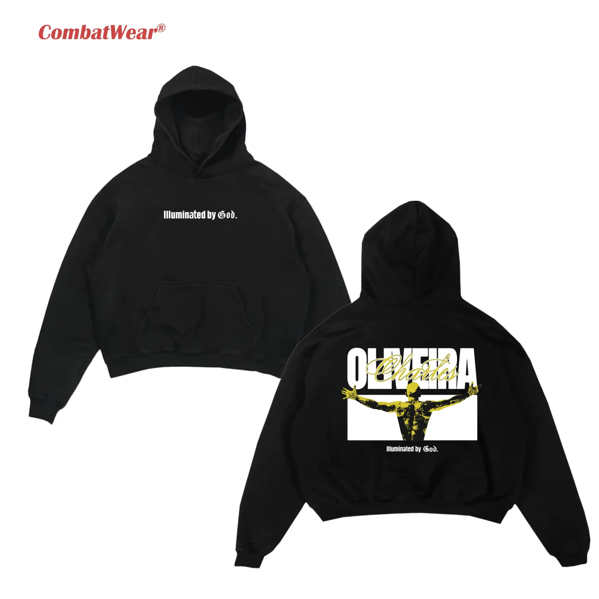 Charles Oliveira Illuminated By God Hoodie gallery image 2