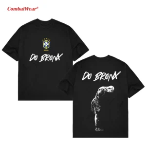 Charles Oliveira Do Bronx Logo NK Brazil Heavy Cotton T-Shirt Do Bronx Tee Retro 90's Style Gift For UFC MMA Fan gallery image 2