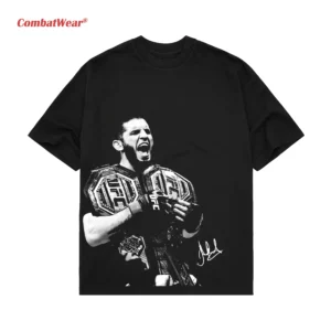 Islam Makhachev Double Champ High Quality Tee gallery image 2