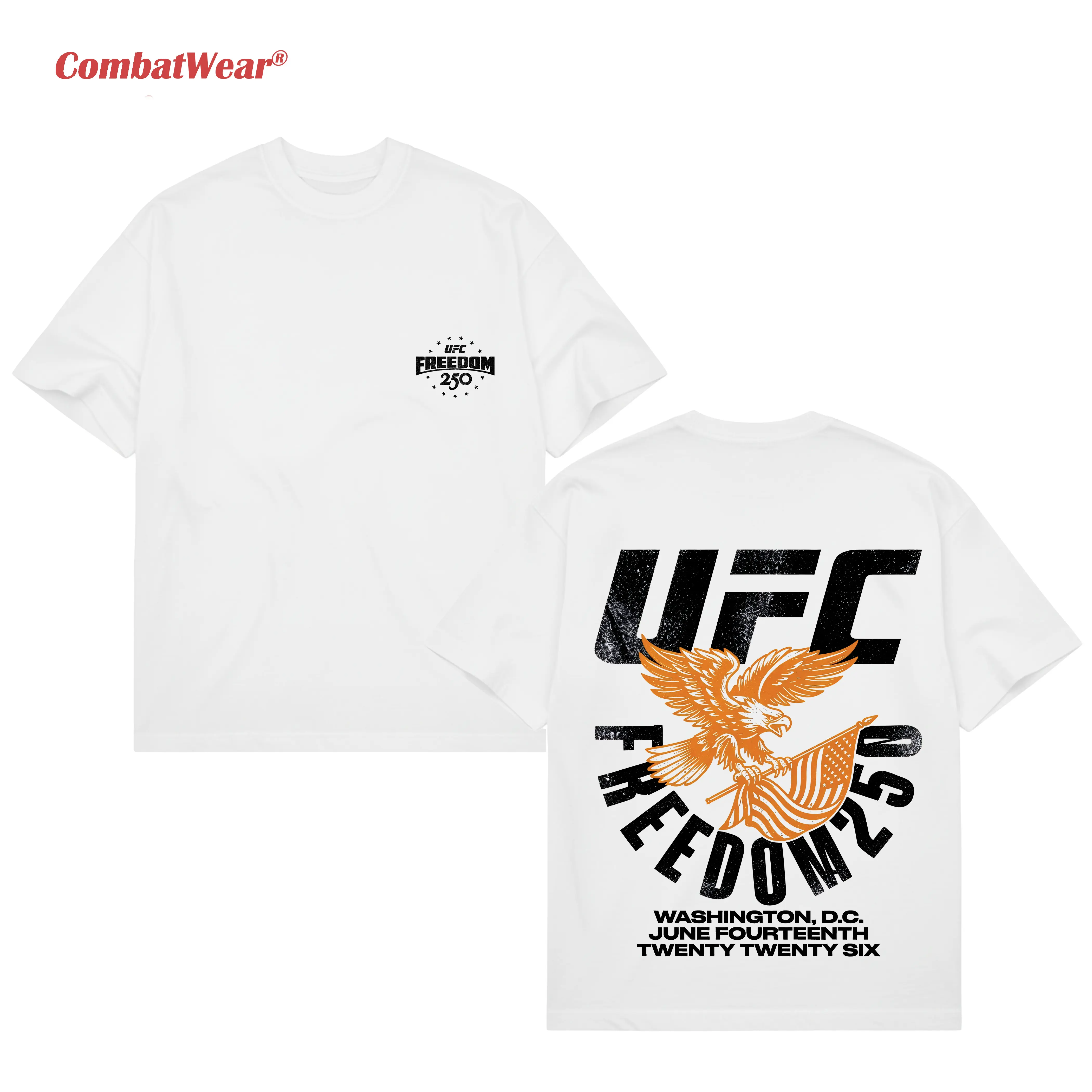 Men's UFC Freedom 250 Americana T-Shirt gallery image 3