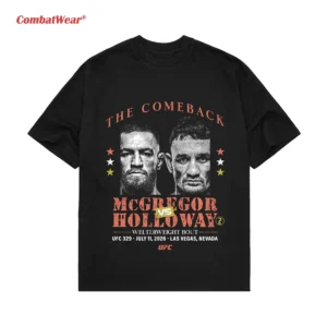 Men's Conor McGregor Vs. Max Holloway UFC 329 Matchup T-Shirt gallery image 3