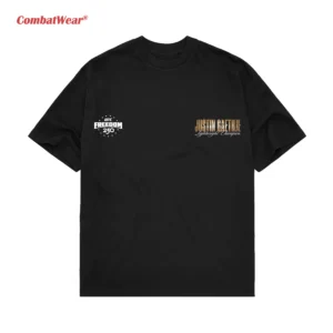 Men's Black Justin Gaethje UFC Freedom 250 #andnew Men's Lightweight Champion T-Shirt gallery image 3