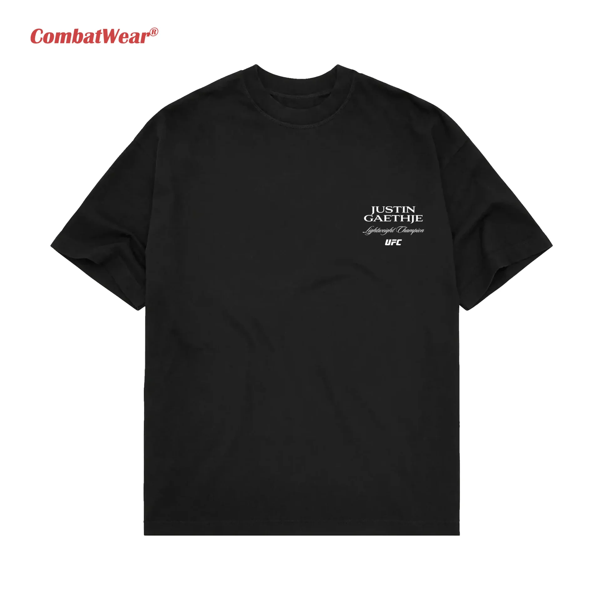 Men's UFC Black Justin Gaethje Year Of The Patriot T-Shirt gallery image 3