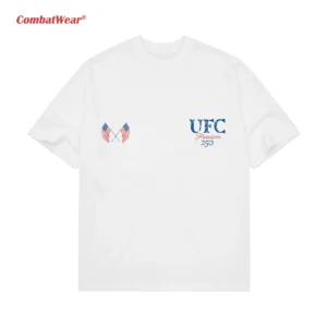 Men's White UFC Freedom 250 Flags T-Shirt gallery image 3
